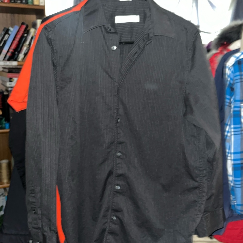 Men’s long-sleeved Calvin Klein dress shirt